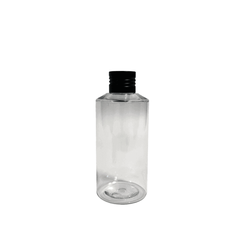 Notty-Transparent-PET-Bottle-with-Black-Aluminum-Cap-150ml_1.png Notty Transparent PET Bottle with Black Aluminum Cap - 150ml