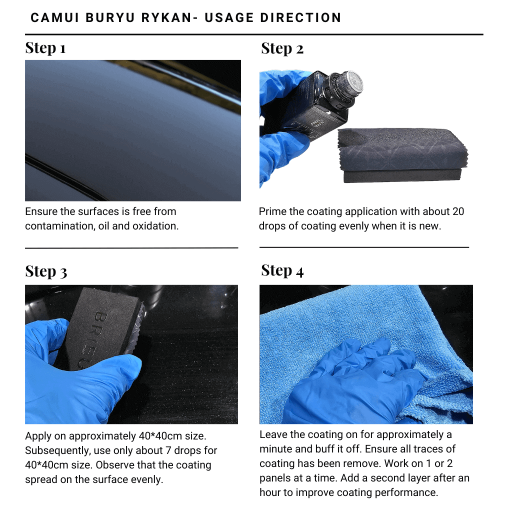 CAMUI BURYU RYKAN- Rykan Car Body Coating - 30ml - Image 4